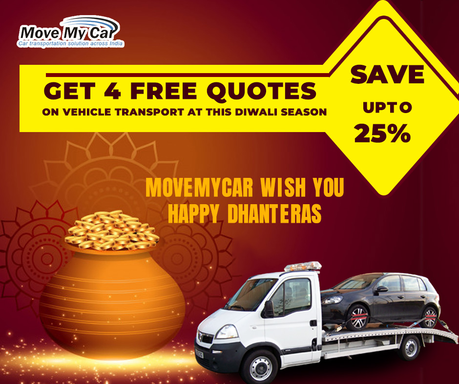 Car Transport on Dhanteras and get upto 25% Save- MoveMyCar